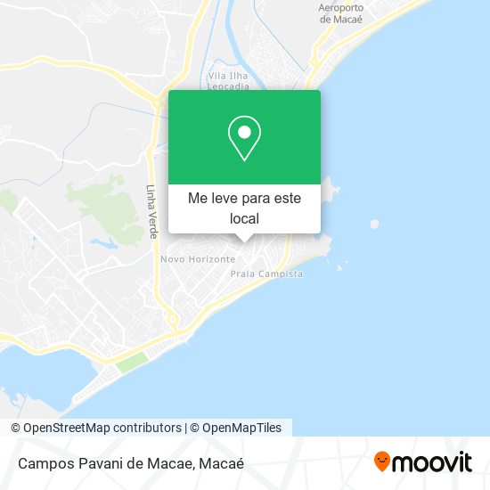 Campos Pavani de Macae mapa