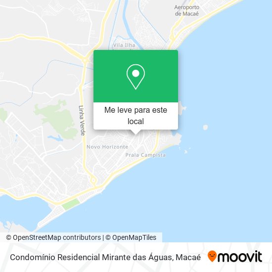 Condomínio Residencial Mirante das Águas mapa