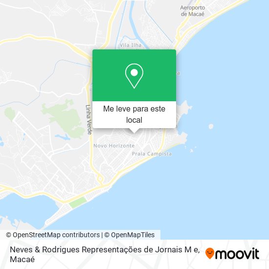 Neves & Rodrigues Representações de Jornais M e mapa