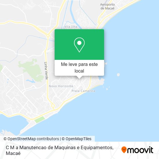 C M a Manutencao de Maquinas e Equipamentos mapa