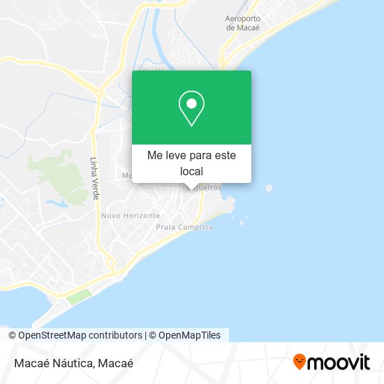 Macaé Náutica mapa