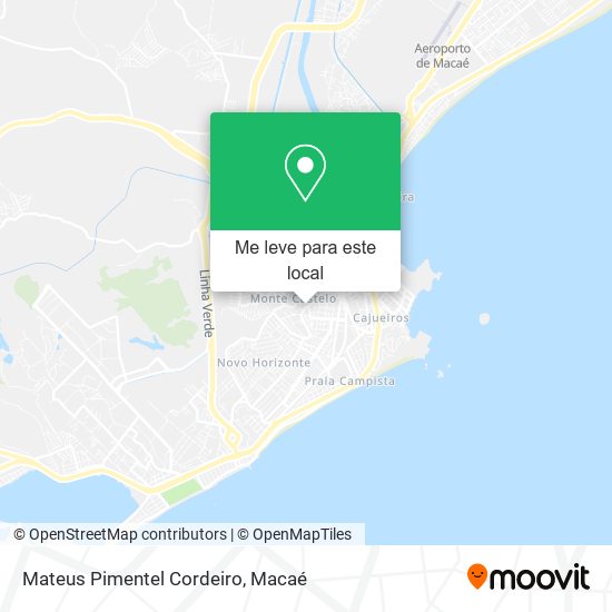 Mateus Pimentel Cordeiro mapa