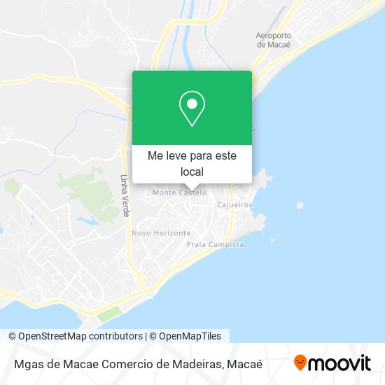 Mgas de Macae Comercio de Madeiras mapa