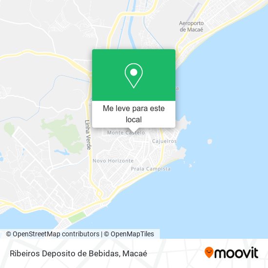 Ribeiros Deposito de Bebidas mapa