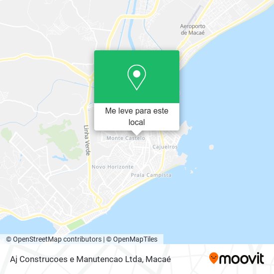 Aj Construcoes e Manutencao Ltda mapa