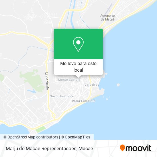 Marju de Macae Representacoes mapa