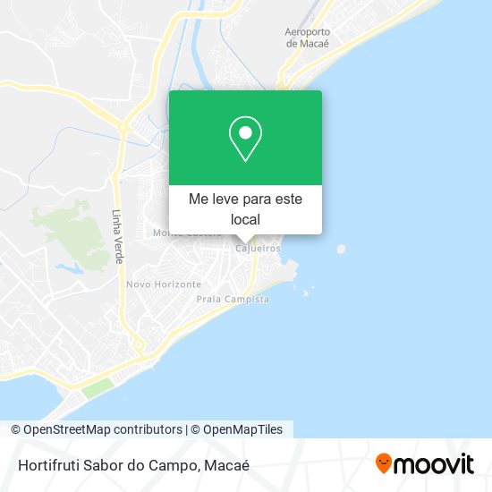 Hortifruti Sabor do Campo mapa