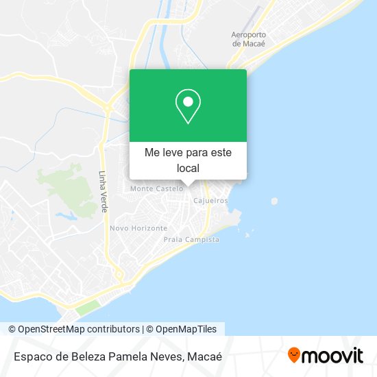 Espaco de Beleza Pamela Neves mapa