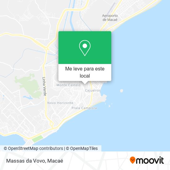 Massas da Vovo mapa