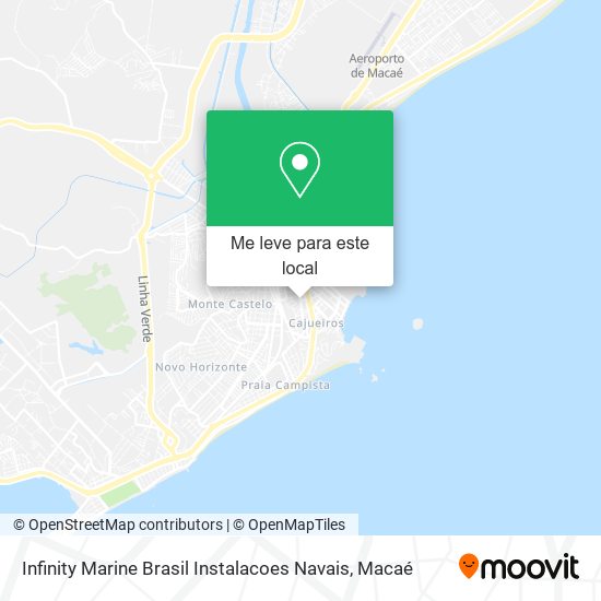 Infinity Marine Brasil Instalacoes Navais mapa