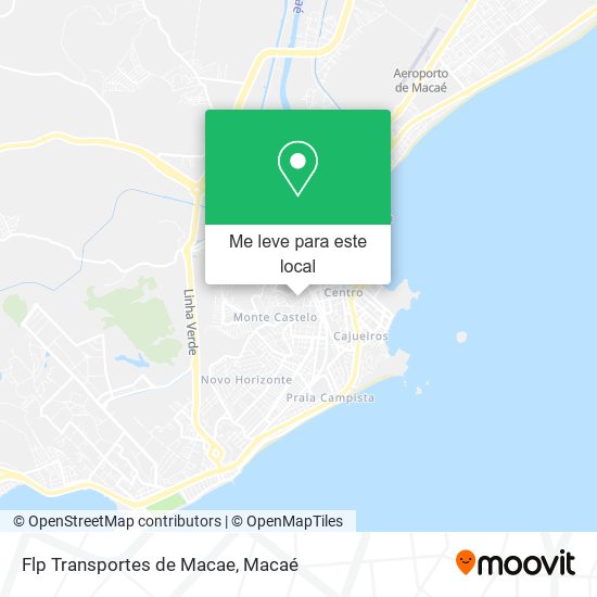 Flp Transportes de Macae mapa