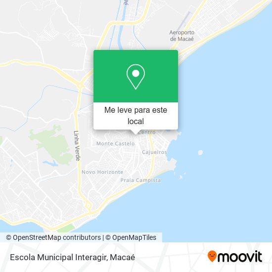 Escola Municipal Interagir mapa