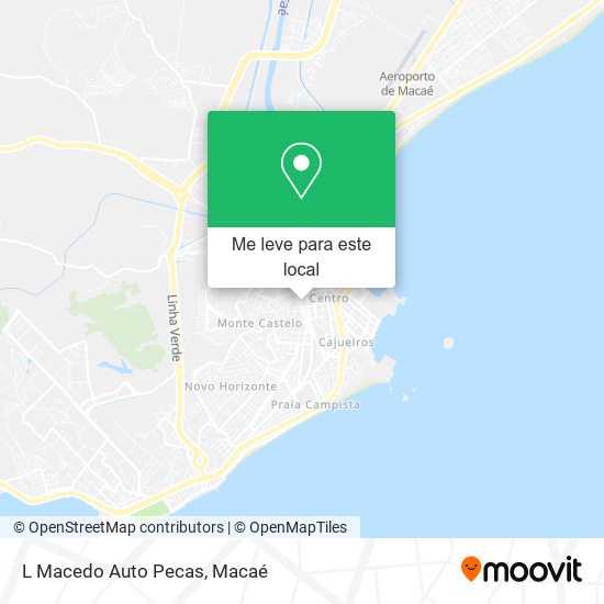 L Macedo Auto Pecas mapa