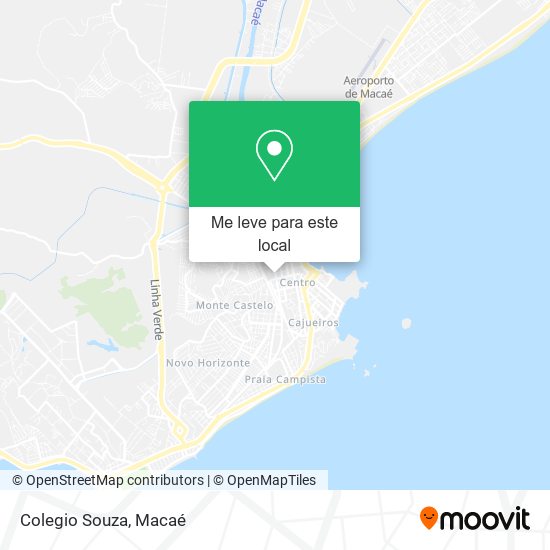 Colegio Souza mapa