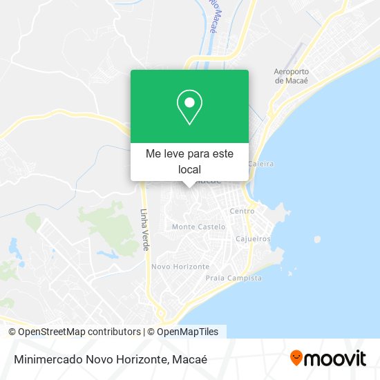 Minimercado Novo Horizonte mapa