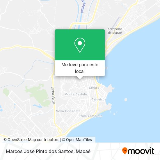 Marcos Jose Pinto dos Santos mapa