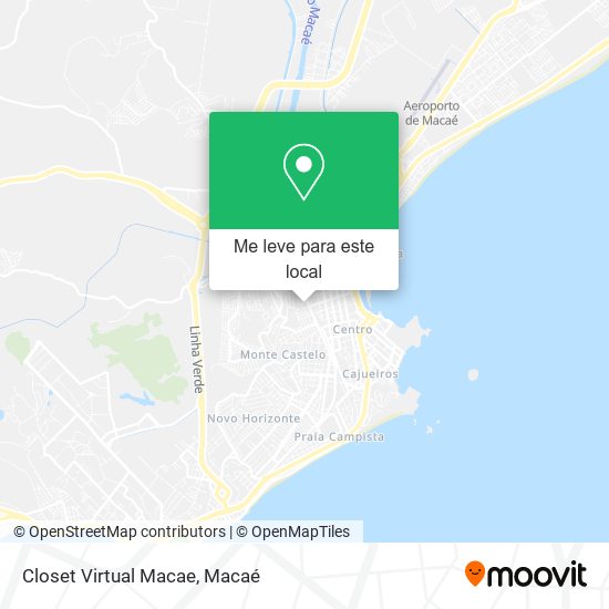 Closet Virtual Macae mapa