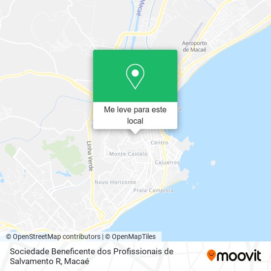 Sociedade Beneficente dos Profissionais de Salvamento R mapa