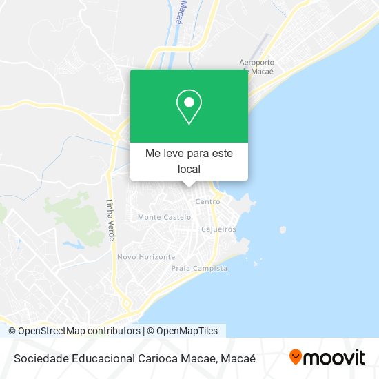 Sociedade Educacional Carioca Macae mapa