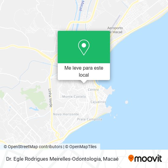 Dr. Egle Rodrigues Meirelles-Odontologia mapa