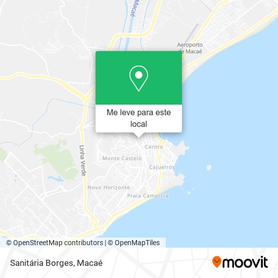 Sanitária Borges mapa