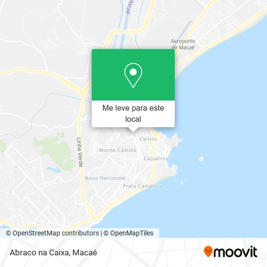 Abraco na Caixa mapa