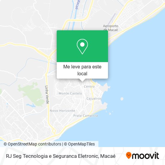 RJ Seg Tecnologia e Seguranca Eletronic mapa