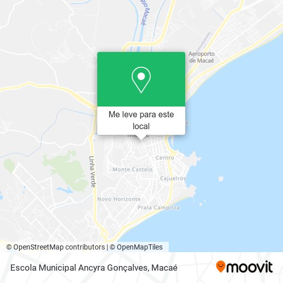 Escola Municipal Ancyra Gonçalves mapa