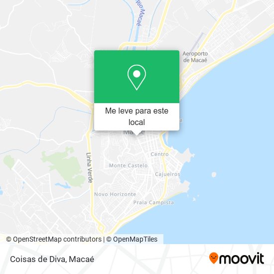 Coisas de Diva mapa