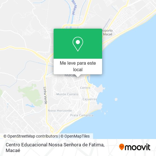 Centro Educacional Nossa Senhora de Fatima mapa