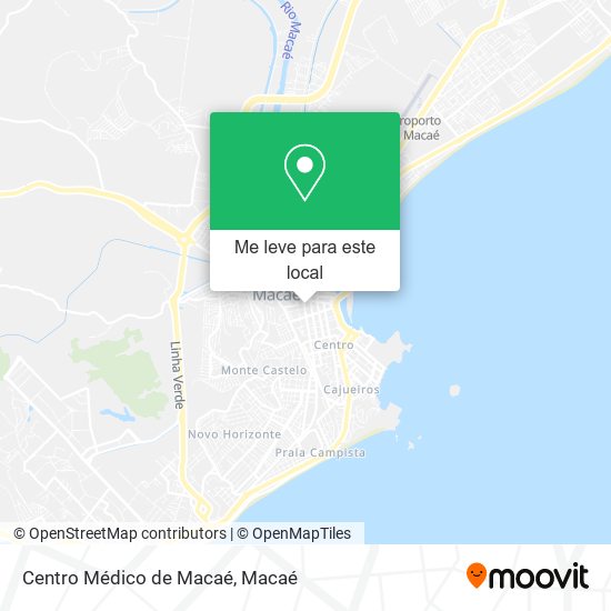 Centro Médico de Macaé mapa