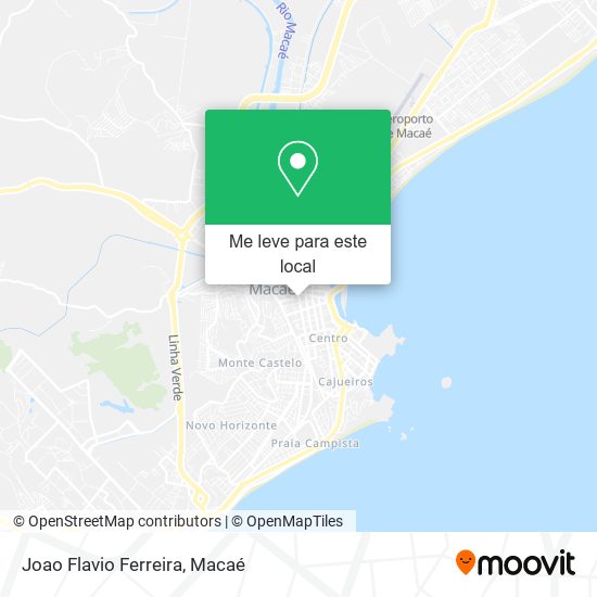 Joao Flavio Ferreira mapa