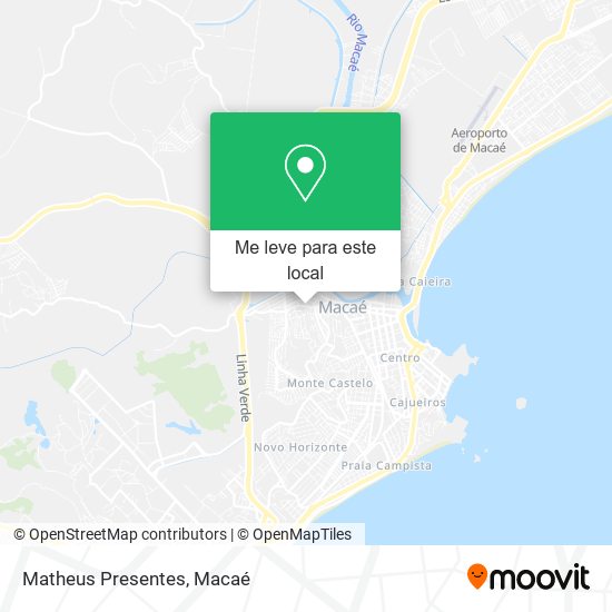 Matheus Presentes mapa