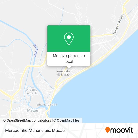 Mercadinho Mananciais mapa