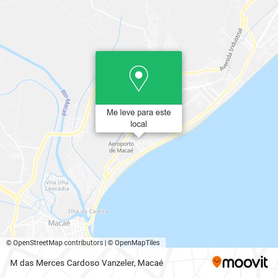 M das Merces Cardoso Vanzeler mapa