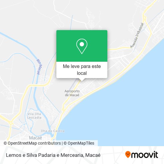 Lemos e Silva Padaria e Mercearia mapa