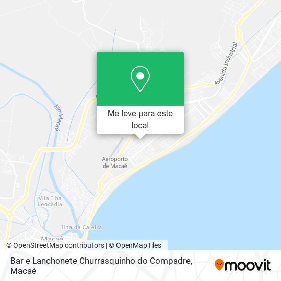 Bar e Lanchonete Churrasquinho do Compadre mapa