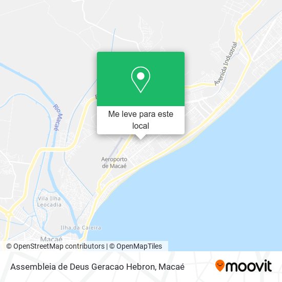 Assembleia de Deus Geracao Hebron mapa