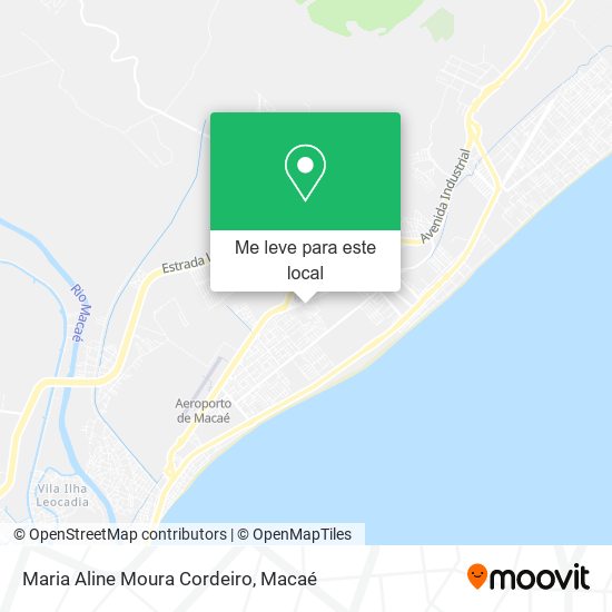 Maria Aline Moura Cordeiro mapa