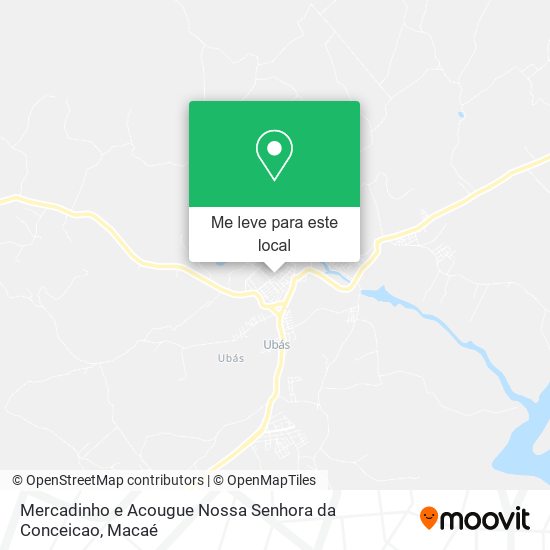Mercadinho e Acougue Nossa Senhora da Conceicao mapa