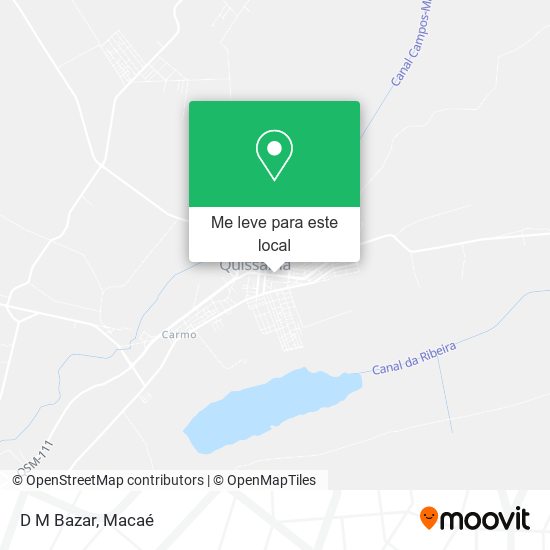 D M Bazar mapa