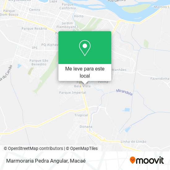 Marmoraria Pedra Angular mapa
