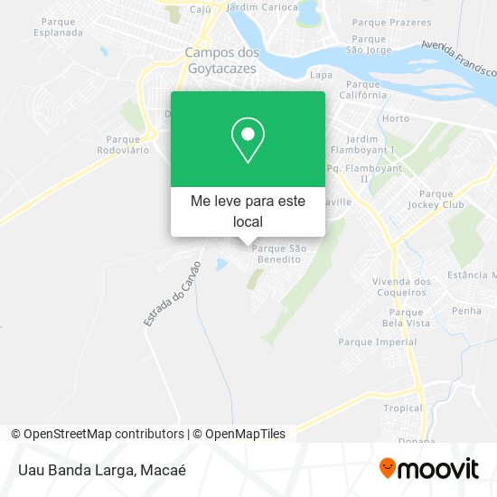 Uau Banda Larga mapa