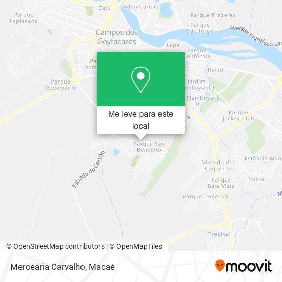 Mercearia Carvalho mapa