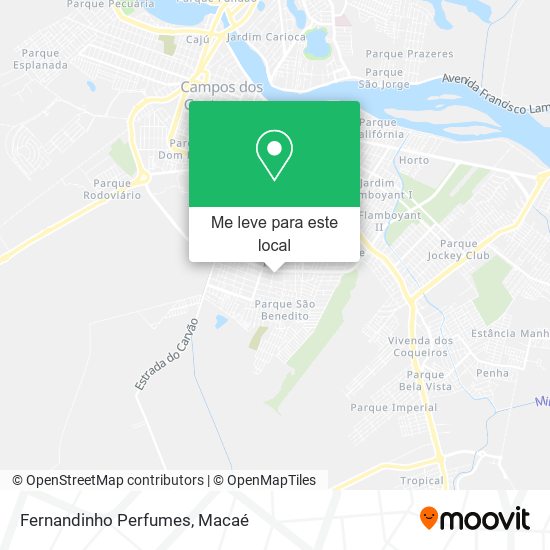 Fernandinho Perfumes mapa