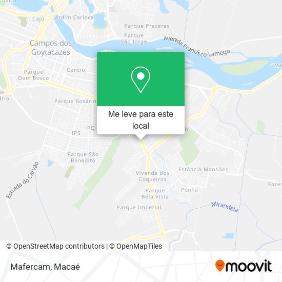 Mafercam mapa