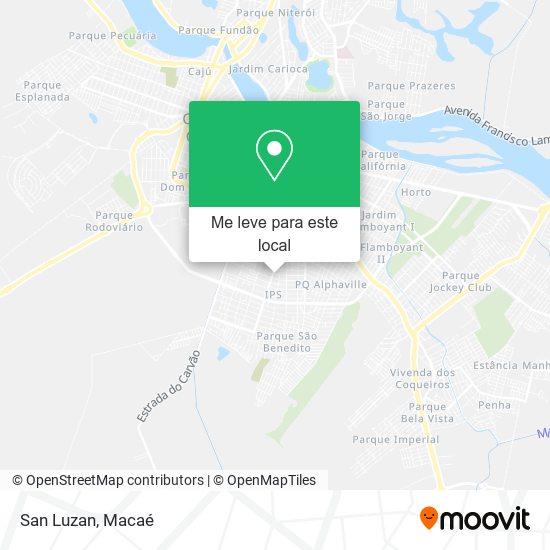 San Luzan mapa