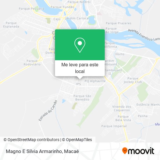 Magno E Silvia Armarinho mapa