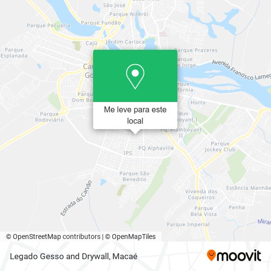 Legado Gesso and Drywall mapa