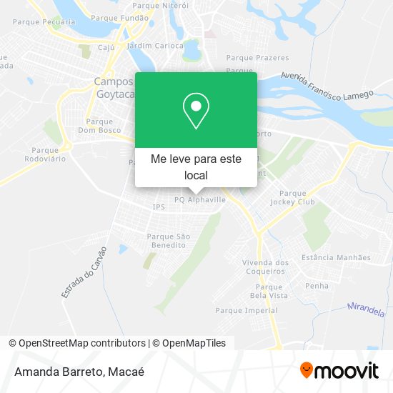 Amanda Barreto mapa